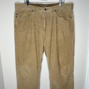 Banana Republic Men's Size 38/32 (marked) Tan Straight Fit Corduroy Pants